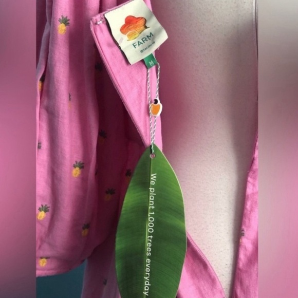 Farm Rio Pink Floral Women's Dress - Picture 5 of 8